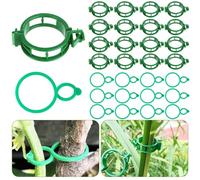 HGRGHH 300 PCS Clips Jardín Plant Clips, Clips de Soporte de Plantas, Clip para Tomate de Plástico Reutilizables, para Plantas Trepadoras como Tomates, Pepinos, Flores y Guisantes (Verde)