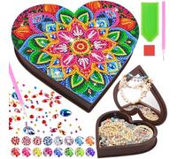 HGRGHH Diamond Painting Joyero, DIY Diamond Manualidades Kit, Diamond Painting Caja Joyero, Regalos para Niñas 6 7 8 9 10 Años, Regalos para Cumpleaños, Creativas Juguetes para Niñas