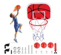 HGRGHH Mini Canasta Baloncesto Infantil, Canasta Baloncesto Interior/Exterior con 3 Pelotas y Bomba, Mini Canasta Baloncesto Habitacion, Juguetes Deportivos Regalos para Niños y Niñas