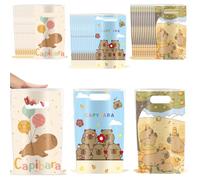 HGSHUO Bolsa de Dulces Capybara Bolsa de Regalo Cumpleaños Decoracion Bolsas de Fiesta Bolsas de Capybara Baby Shower Decoración 60 Piezas