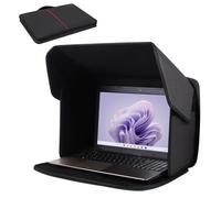 HGSTM Bolsa para parasol portátil, cubierta de pantalla antirreflejo para parasol portátil de 12 a 14 pulgadas, protector de computadora plegable liviano para exteriores(15-16)