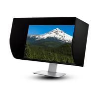 HGSTM Capucha de piel para monitor, visera solar, capucha ajustable, capucha para monitor, adecuada para capucha universal de 61 a 81 cm de todas las marcas, 81 cm