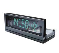 HGSTM Reloj Digital, Sincronización De Hora WiFi, Muestra El Día La Semana/El Clima, con Memoria En Caso Apagón, Decoración Escritorio Estilo Minimalista, Adecuada for Dormitorios