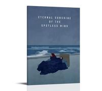 HGTERRGTJ Póster de pared con texto en inglés "Eternal Sunshine of the Spotless Mind" (40 x 60 cm), estilo marco