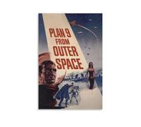 HGTERRGTJ Póster de Plan 9 from Outer Space2 - Lienzo decorativo para pared, diseño estético, pintura artística para habitación, 20 x 30 cm, estilo sin marco