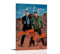 HGTERRGTJ Póster de Strange Way of Life, cubierta de lienzo, impresión artística para pared, póster estético, pintura artística para habitación, 50 x 75 cm, estilo marco