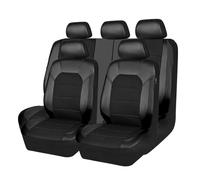 HGTHHK Cuero Coche Fundas Asientos, para Toyota Corolla Hybrid 2000-2018 2019 2020 2021 2022 2023 Juegos De Cubreasientos Delanteros Y Traseros Cubreasientos Accesorios,A-Black