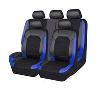 HGTHHK Fundas de Asientos de Cuero para Hyundai Kona/Kona Hybrid/Electric/N SUV 2018-2024, Juego de Cubreasientos Delanteros y Traseros, Accesorios, B-Blue