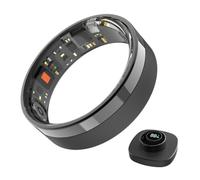 HGTRH Anillo Inteligente, Anillo Inteligente Hombre Smart Ring Men Anillos Inteligentes Anillo de Actividad Black 13#