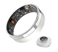 HGTRH Anillo Inteligente, Anillo Inteligente Hombre Smart Ring Men Anillos Inteligentes Anillo de Actividad Silver 7#