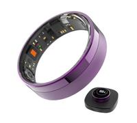 HGTRH Anillo Inteligente, Anillo Inteligente Hombre Smart Ring Men Anillos Inteligentes Anillo de Actividad Purple 12#