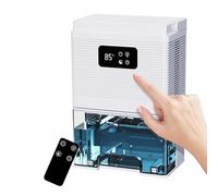 HGTRH Deshumidificador 3L, Deshumidificador Silencioso con Mando a Distancia Temporizador de Apagado Automático Modo de Reposo Indicador de Humedad para el hogar Dormitorio Baño Armario