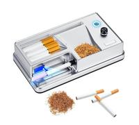 HGTRH Macchinetta per Sigarette Elettrica, Máquina para Liar Cigarrillos Sensor Inteligente o Pantalla Digital Led 6,5mm/8mm White Sensor