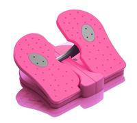 HGTRH Mini Ejercitador De Piernas Plegable, MáQuina Paso A Paso para Pies, Entrenador Paso A Paso, Silencioso, PortáTil, Debajo del Escritorio, Entrenador De Piernas Pink