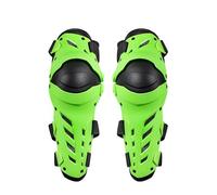 HGTRH Rodilleras de Motocicleta, Espinillera de Rodilla con Acolchado de Espuma EVA para Amortiguación de Impactos de PVC para Motociclismo de Carreras Green