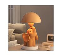 HGTYDV2 Lámpara de Mesa de Elefante de Resina de Crema lámpara de mesita de Noche de Animales de Dibujos Animados al Lado de la lámpara de Mesa lámpara de Control táctil luz Nocturna