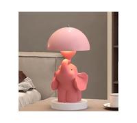 HGTYDV2 Lámpara de Mesa de Elefante de Resina de Crema lámpara de mesita de Noche de Animales de Dibujos Animados al Lado de la lámpara de Mesa lámpara de Control táctil luz Nocturna
