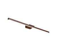 HGTYDV2 Luz de tocador de baño marrón, lámpara frontal de espejo de baño LED moderna, aplique de pared de espejo de tira minimalista, accesorios de iluminación sobre espejo para dormitorio