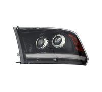 Hguvsjd Faro Delantero Para Dodge Para Ram 1500 2009-2022 Juego De Faros Delanteros LED Completos Con Luces De Giro Secuenciales Y DRL Faros Principales(Izquierda)