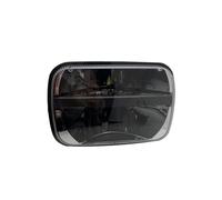 Hguvsjd Faro Delantero Para Jeep Para Wrangler YJ XJ MJ (1984-2001) Faros LED 5X7 7X6 Cuadrados Con Luces De Giro DRL Luces Altas Y bajos Faros Principales(1*Black A)