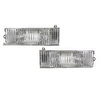 Hguvsjd Faro Principal Para Jeep Para Cherokee Para Base 1984-1993 56000098 Faro Delantero Coche Luz Esquina Lámpara Señal Giro Luz Antiniebla Luces Parachoques Delantero(1 par)