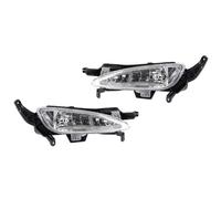 Hguvsjd Faro Principal Para KIA Para Optima K5 2010-13 Conjunto Luces LED DRL Circulación Diurna Parachoques Delantero Cubierta Bisel Negro Luz Antiniebla Luces Parachoques Delantero(1 pair Fog lamp)