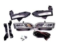 Hguvsjd Faro Principal Para Nissan Para Rogue Para X-Trail Parachoques Delantero Faro Antiniebla Cubierta Luz Antiniebla Bisel Parrilla Soporte Arnés Luces Parachoques Delantero(1 juego)