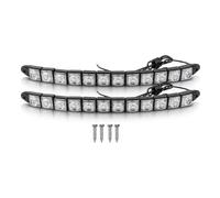 Hguvsjd Faro Principal Tiras Luces LED Circulación Diurna Coche 12 V Iluminación Blanca Universales Antiniebla Delanteras A Prueba Golpes Y Brillantes Luces Parachoques Delantero