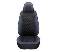 Hguvsjd Funda Asiento para Toyota para Auris para Avensis para Crown para 4Runner para Harrier FJ para Cruiser Funda De Asiento De Coche De Piel Sintética(B Black Blue 5 Seat)