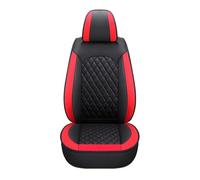 Hguvsjd Funda Asiento para Toyota para Auris para Avensis para Crown para 4Runner para Harrier FJ para Cruiser Funda De Asiento De Coche De Piel Sintética(Black Red 1 Seat)