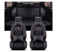 Hguvsjd Funda Asiento para Toyota para Auris para Avensis para Crown para 4Runner para Harrier para Cruiser para Mark para Premio Funda De Asiento De Coche(B Black Red 5 Seat)