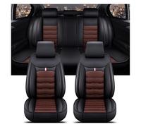 Hguvsjd Funda Asiento para Toyota para Auris para Avensis para Crown para 4Runner para Harrier para Cruiser para Mark para Premio Funda De Asiento De Coche(A Black Coffee 5 Seat)