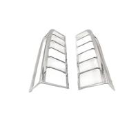 Hguvsjd Luz Antiniebla Delantera Para Hummer Para H3 Para H3T Espejo Retrovisor Lateral Delantero Trasero Cubiertas Protectoras Cromadas Plateadas Marco Casa(F)