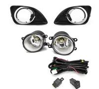 Hguvsjd Luz Antiniebla Delantera Para Toyota Para Camry Para XV40 Faros Delanteros Cromados Cubierta Faros Antiniebla Bisel Parrilla Embellecedor Interruptor(1 set LED A)