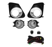 Hguvsjd Luz Antiniebla Delantera Para Toyota Para Corolla Para Altis 2011-2013 Faros Antiniebla Luces Diurnas Cables Cromados Interruptor Y Relé(Chrome Halogen)