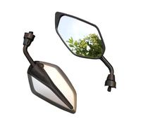 Hguvsjd Retrovisores Moto 2 Unids/par Espejo Universal Motocicleta Scooter para 10mm Espejos Retrovisores Bicicleta Eléctrica Espejo Convexo Trasero Eléctrico(2)