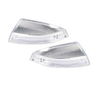 Hguvsjd Señales Giro Dinámicas para Benz Clase C W204 W164 W639 S204 ML300 ML500 Puerta Coche Izquierda/Derecha LED Vista Trasera Luces Señal Giro Espejo Lateral(Izquierda y Derecha)