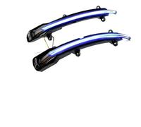 Hguvsjd Señales Giro Dinámicas para Q5 SQ5 8R 2010 2014 2015 2016 2017 Q7 4L SQ7 2X Luz LED De Señal De Giro Dinámica Espejo Lateral Intermitente Repetidor Secuencial(Blue-Yellow)