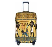 Hgvcse Travel Ancient Egypt Tribe Series - Funda protectora para maleta, 18-32 pulgadas, accesorio esencial para las vacaciones, color blanco, grande, Blanco, Large