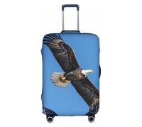 Hgvcse Travel Bald Eagle - Funda protectora para maleta, de 45,7 a 81,3 cm, accesorio esencial para vacaciones, color blanco, talla XL, Blanco, X-Large