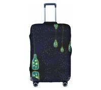 Hgvcse Travel Beautiful Bottle Of Under The Night Sky - Funda protectora de maleta de 45,7 a 81,3 cm, accesorio esencial para equipaje, color blanco, grande, Blanco, Large