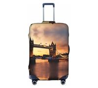 Hgvcse Travel I Love London - Funda protectora de equipaje de 45,7 a 81,3 cm, accesorio esencial para vacaciones, color blanco, mediano, Blanco, Medium