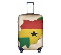 Hgvcse Travel Santo Tomé y Príncipe Map04 - Funda protectora para maleta, 45,7-81,3 cm, accesorio esencial para las vacaciones, color blanco, mediano, Blanco, Medium
