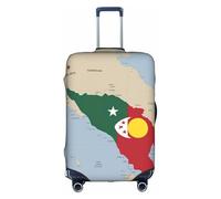 Hgvcse Travel The Composition Of Timor-Leste - Funda protectora para maleta, 18-32 pulgadas, accesorio esencial para equipaje, color blanco, XL, Blanco, X-Large