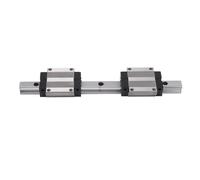 HGW20CC Linear Guide Rail 300mm | Bearing Steel CNC Machine Slide Rail | 2 Blocks for Automation/Robotics/Equipment | High Hardness & Interchangeable