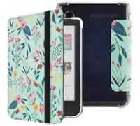 HGWALP Funda Compatible con 6" Kobo Clara Colour/Clara BW(2024)/Clara 2E(2022) Released,Cuero PU avanzado + Tapa Trasera TPU Transparente y Suave con Dormir/Despertar automático-SPB