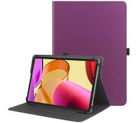 HGWALP Funda Protectora Universal Compatible con tabletas de 9-11", Funda Soporte de Cuero PU Multi-ángulo con Soporte de bolígrafo táctil para tabletas Pantalla táctil de 9" 9.7" 10.1" 10.5 "11"-PL