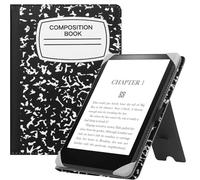 HGWALP Funda Universal para 6-7 Pulgadas eReaders, Funda Folio Stand Soporte con Correa Compatible con Kindle Paperwhite/Colorsoft/Kobo/Tolino/Pocketbook/Sony 6" 6.8" 7" E-Book Reader-Composition Book