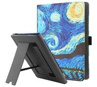 HGWALP Funda Universal para 6-7 Pulgadas eReaders, Funda Folio Stand Soporte con Correa Compatible con Kindle Paperwhite/Colorsoft/Kobo/Tolino/Pocketbook/Sony 6" 6.8" 7" E-Book Reader-Starry Sky