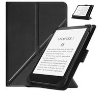 HGWALP Funda Universal para 6.8" 7" Paperwhite eReaders, Funda Folio Stand Soporte con Correa Compatible con 6.8 Pulgadas 7 Pulgadas Paperwhite Kindle/Kobo/Voyaga/Lenovo/Sony E-Readers-Black